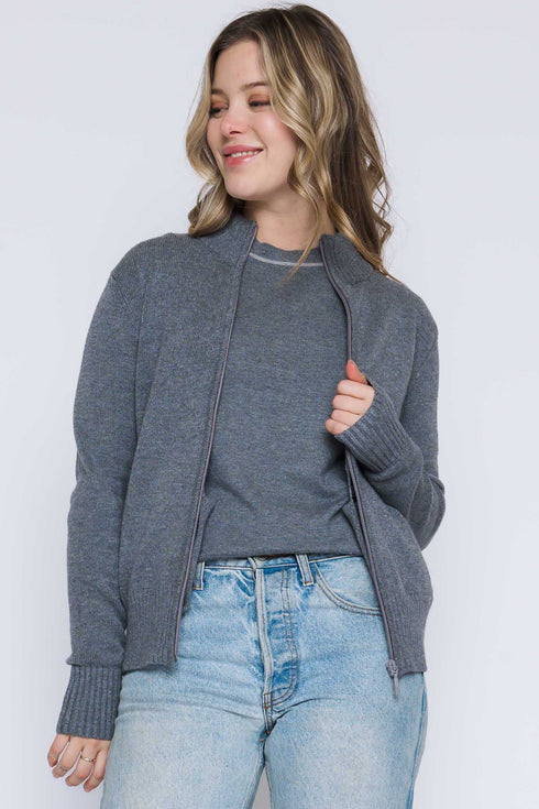 Aida-Zip Cardi